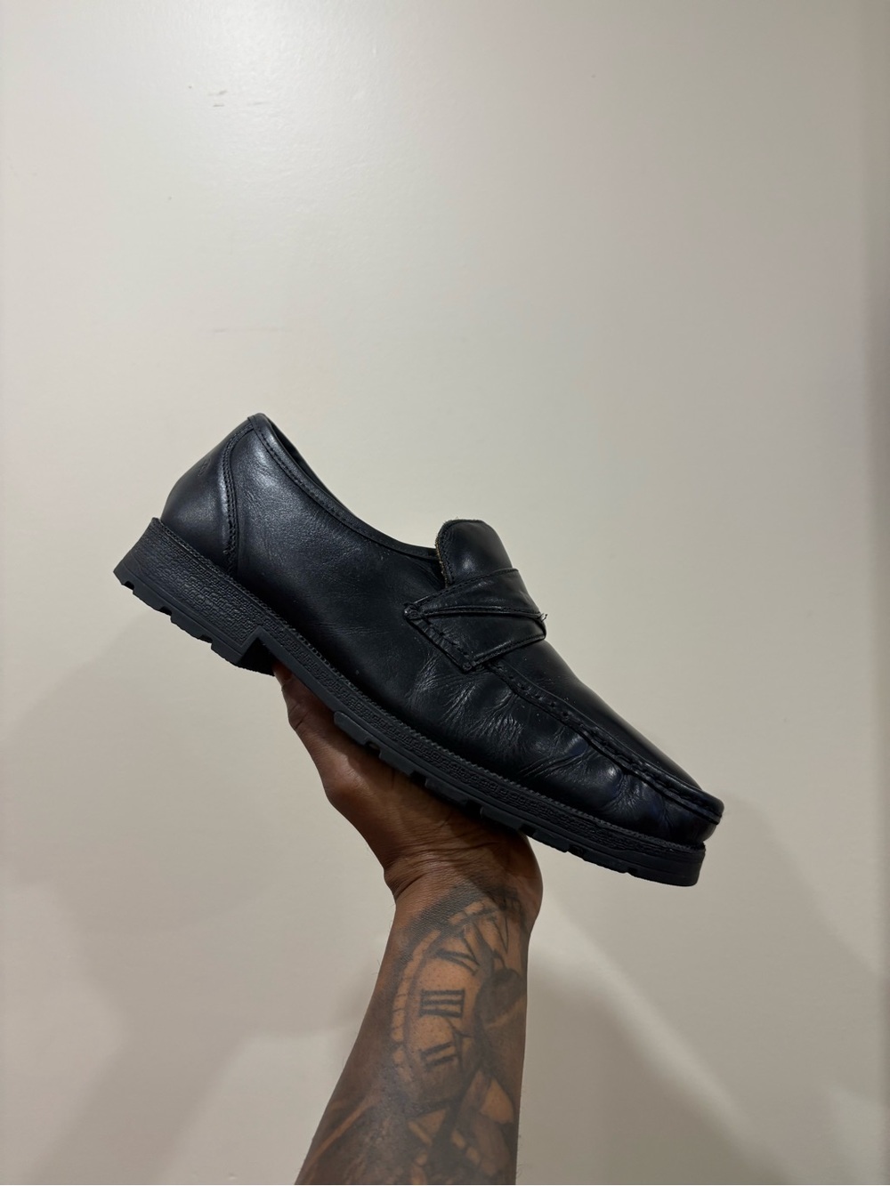 Vintage Leather Penny Loafers